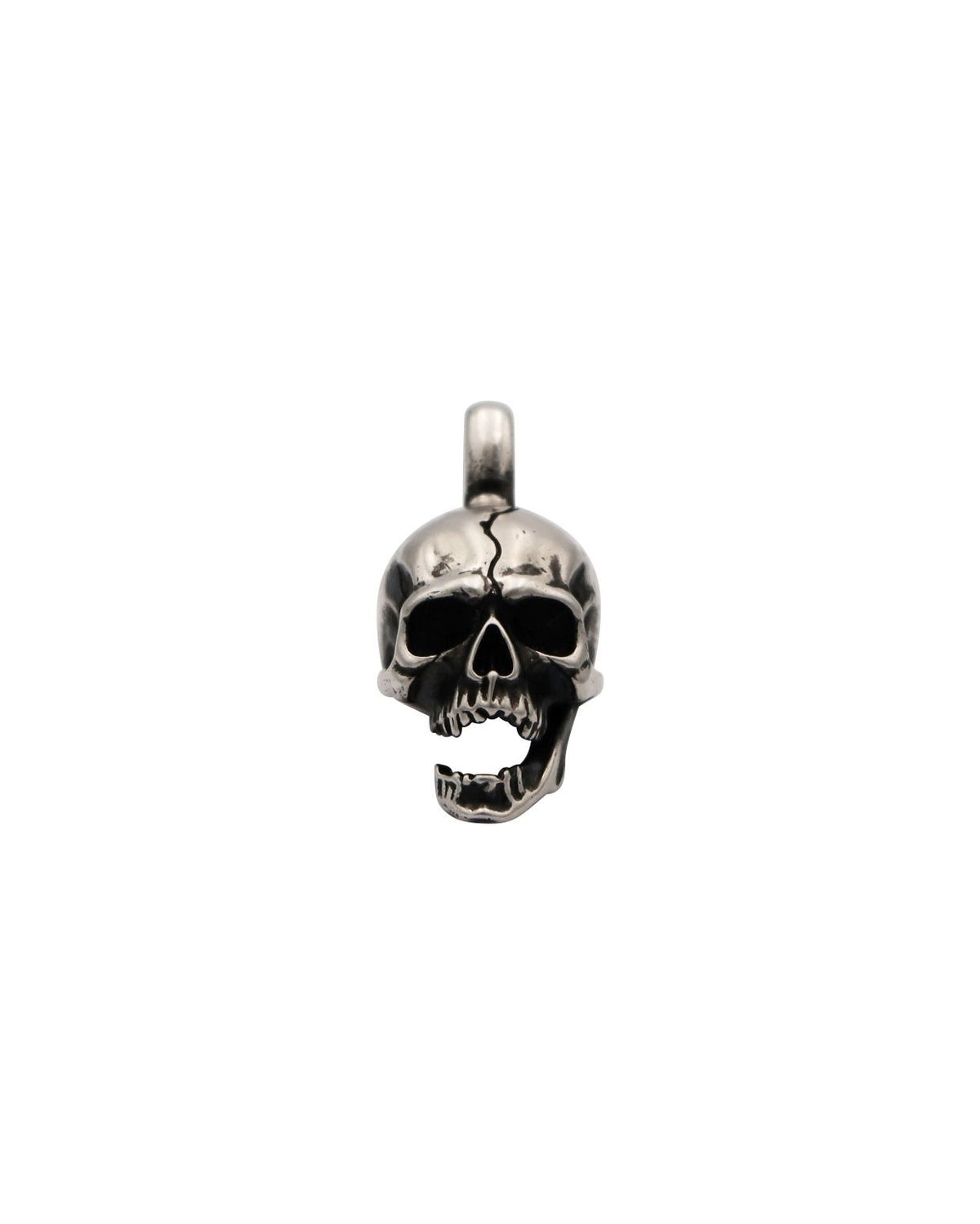 3mm Box Chain & Skull Pendant Set